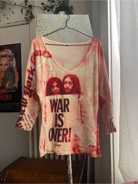 ITALIAN AVANT GARDE Cashmere John Lennon and Yoko Ono Sweater